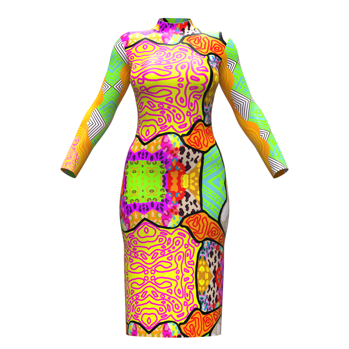 Load image into Gallery viewer, Milly Bodycon Dress ( MESH SHEER VERSION)