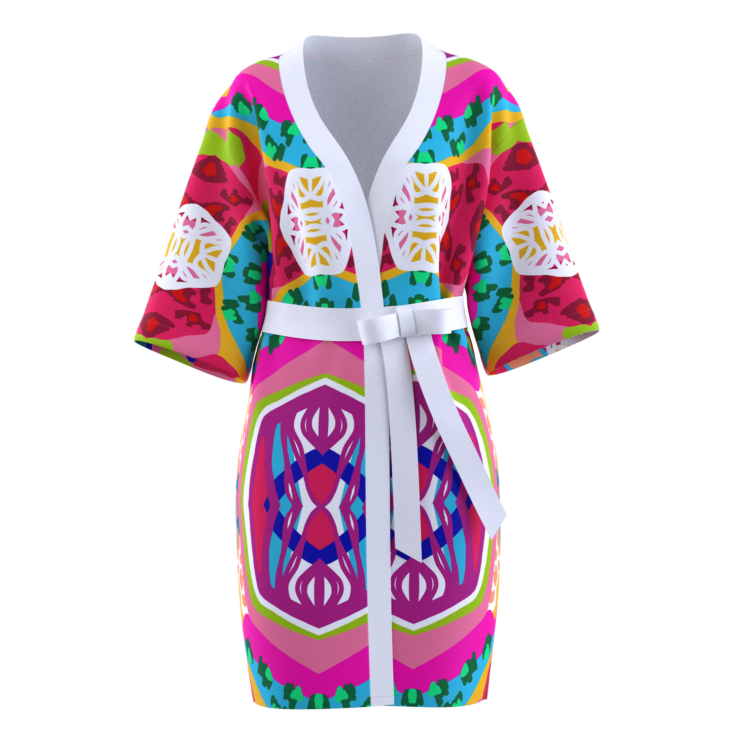 Manal- Long Sleeve Kimono Robe
