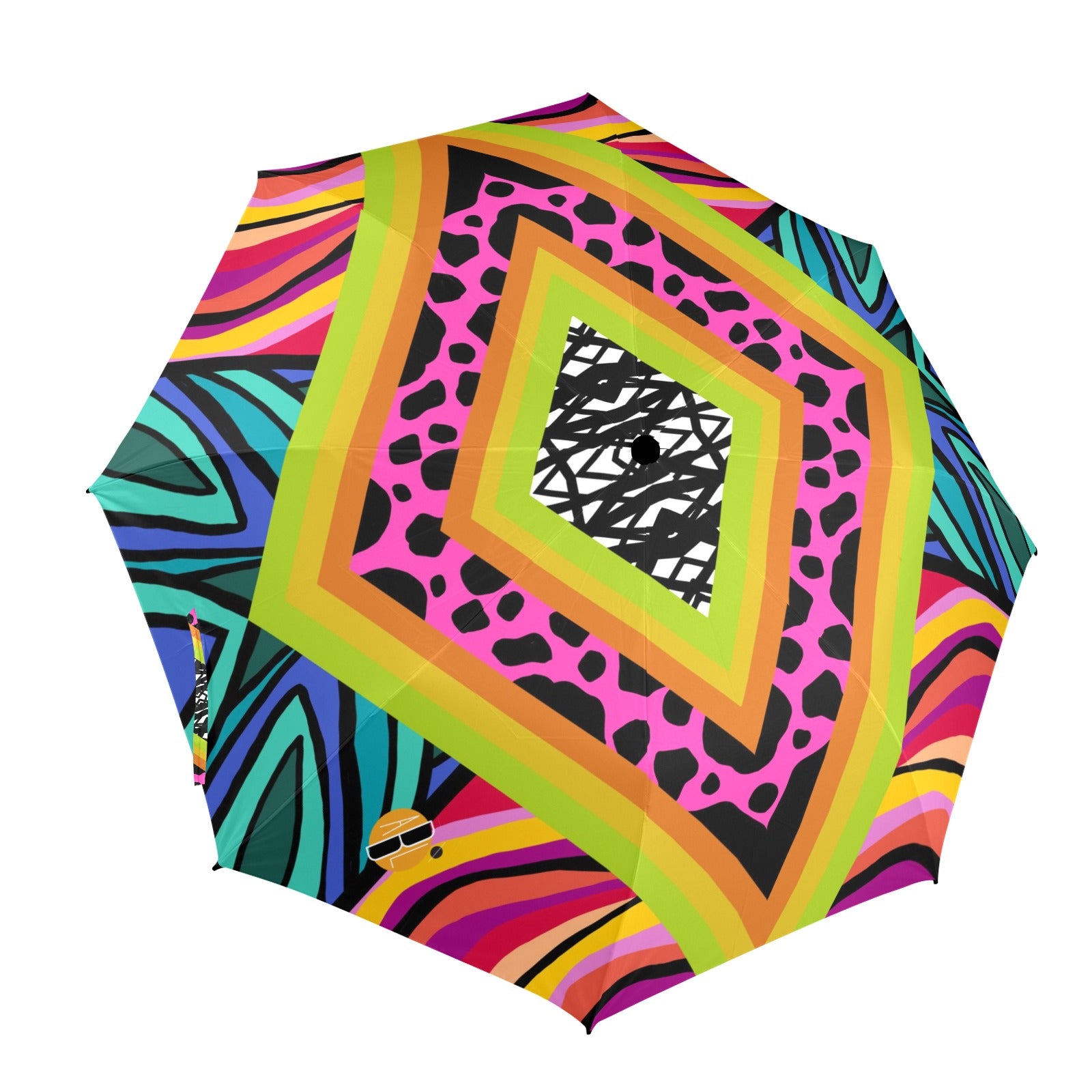 Dalma - Semi-Automatic Foldable Umbrella – Abeille Creations (ABL)