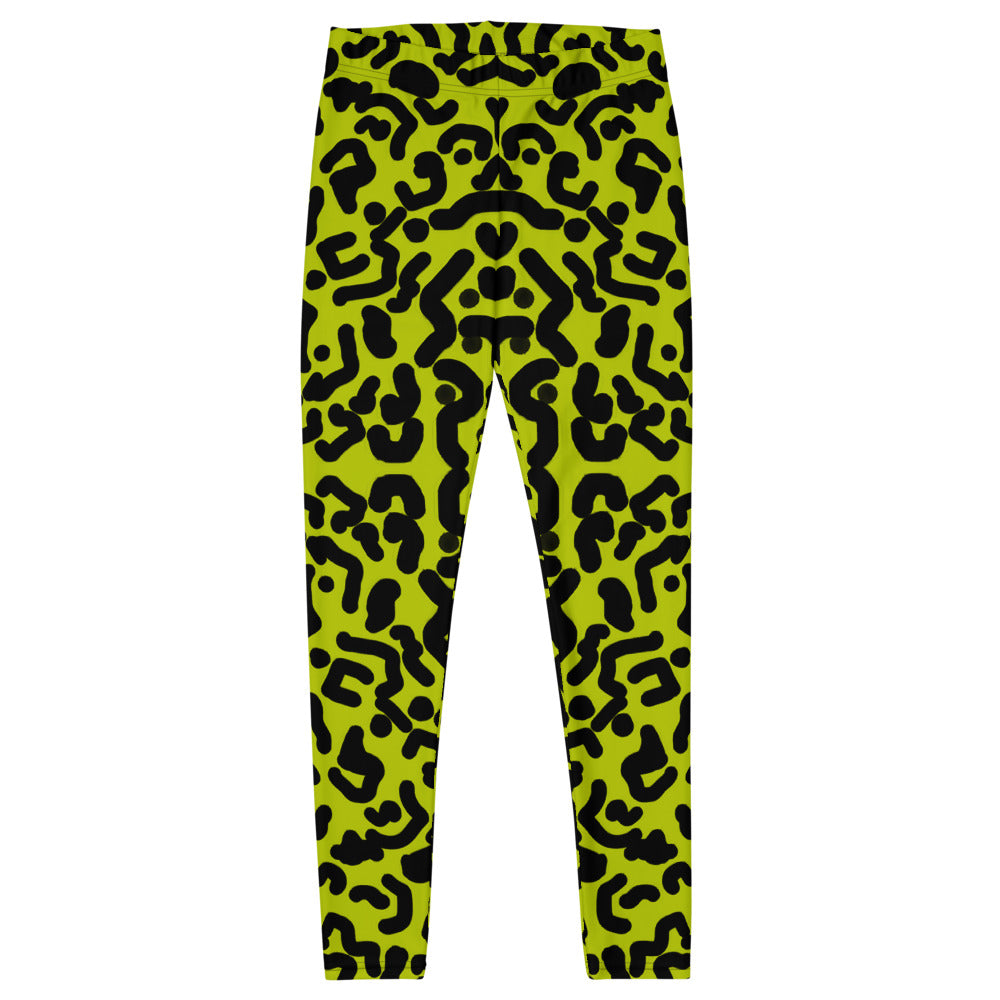 Load image into Gallery viewer, Lime Leopard- Leggings