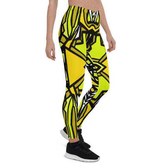 Load image into Gallery viewer, Golden Flourysh- Leggings