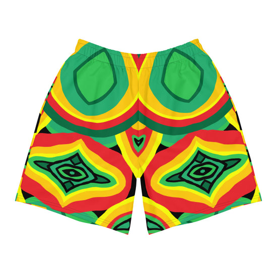 Load image into Gallery viewer, Juneteenth Men&amp;#39;s Athletic Long Shorts - MelissaAMitchell
