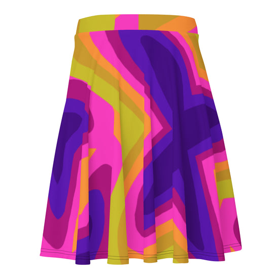 Load image into Gallery viewer, Akoma Wave Skater Skirt