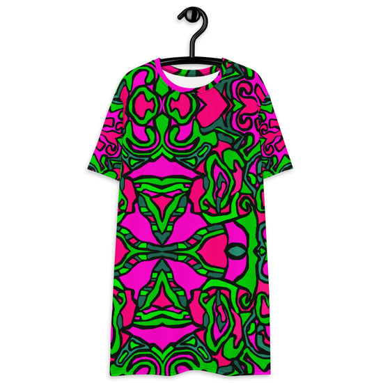 Load image into Gallery viewer, Pink Dream- T-shirt dress