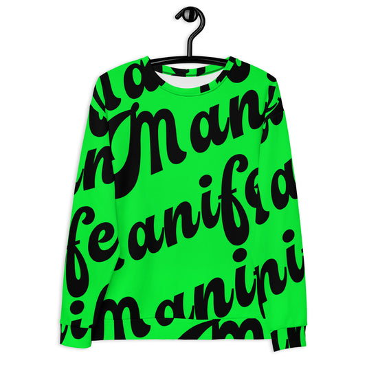 Load image into Gallery viewer, Manifested Glow (green) Unisex Sweatshirt