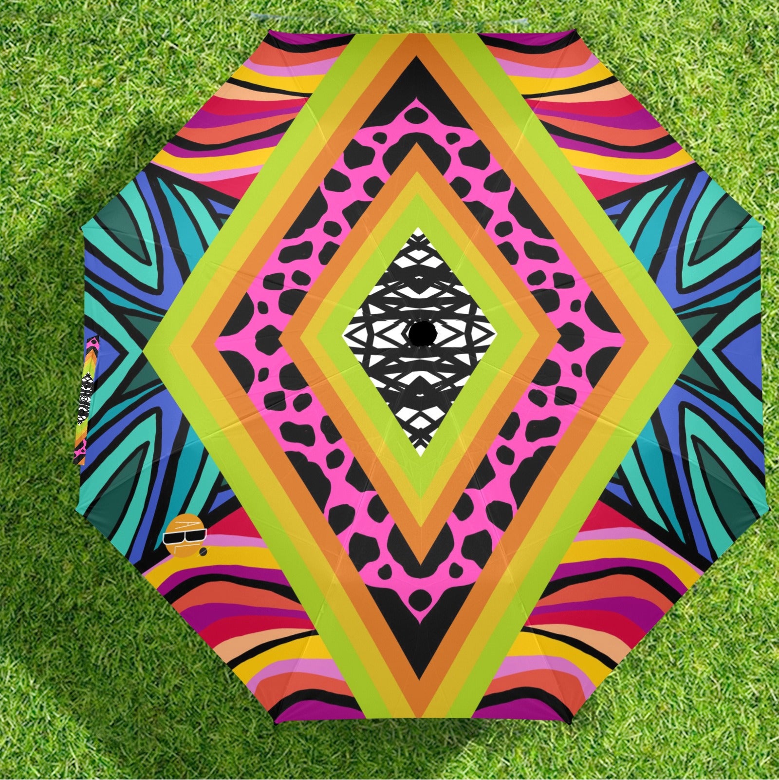 Dalma - Semi-Automatic Foldable Umbrella – Abeille Creations (ABL)
