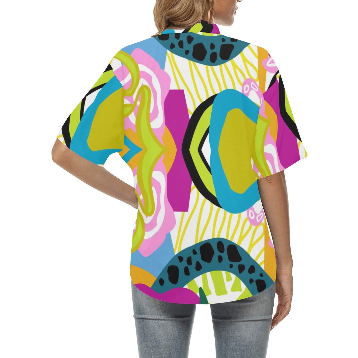 Vee- Women's Hawaiian Shirt - V2