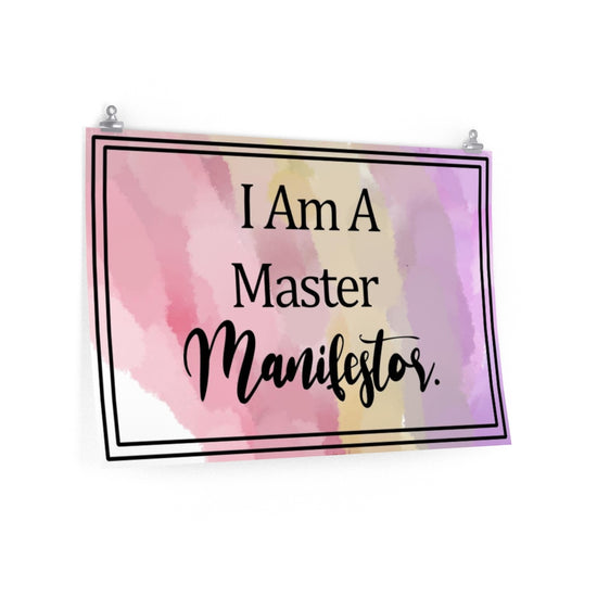 Master Manifestor (Purple Water) Premium Matte poster