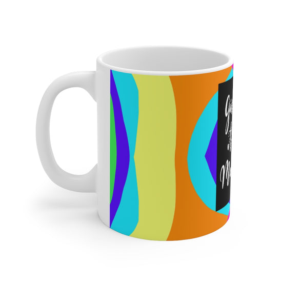 Load image into Gallery viewer, &amp;quot;Give God A Little More Time&amp;quot; (Bailey) - Ceramic Mug - MelissaAMitchell