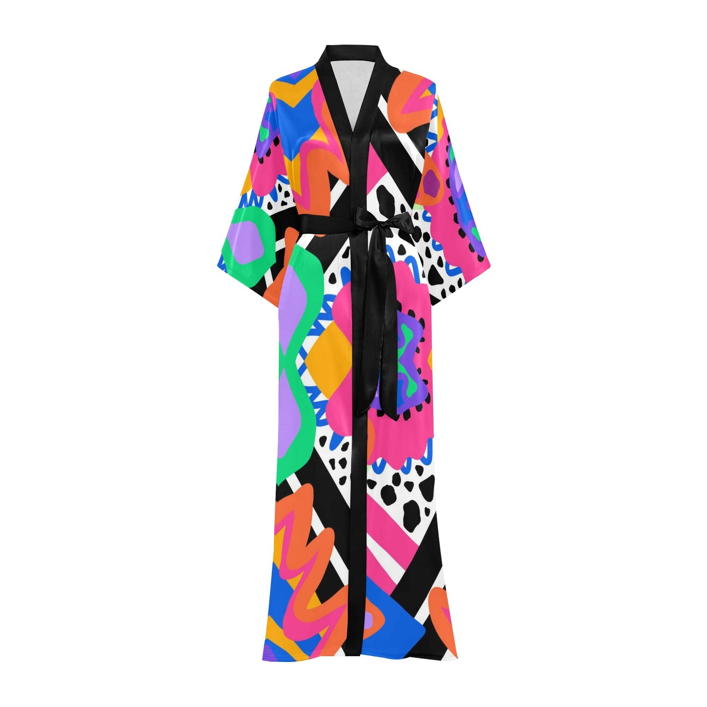 Spotted Firebird- Long Kimono Robe