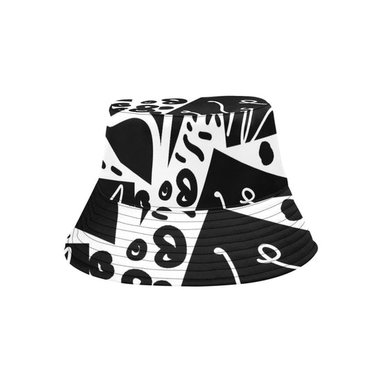 Black Swirls - Unisex Bucket Hat