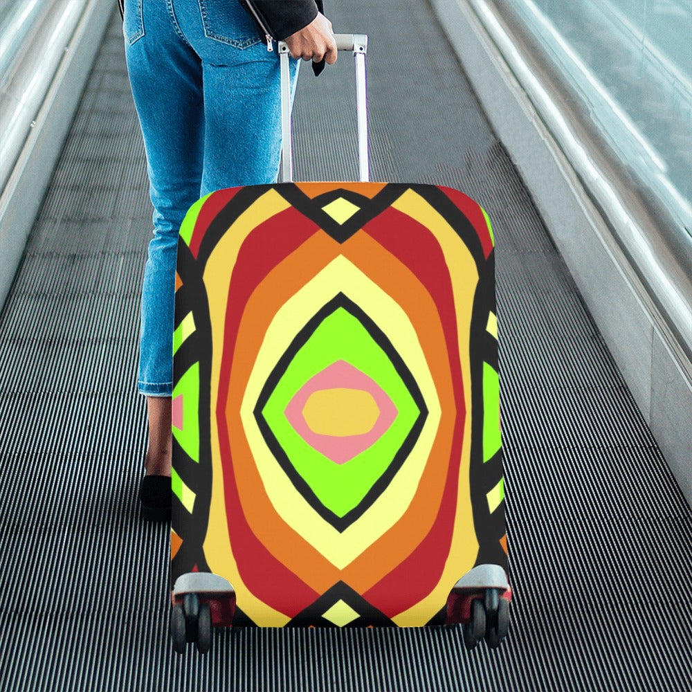 Load image into Gallery viewer, Lunar Flourysh-  Luggage Cover/Large 26&amp;quot;-28&amp;quot;