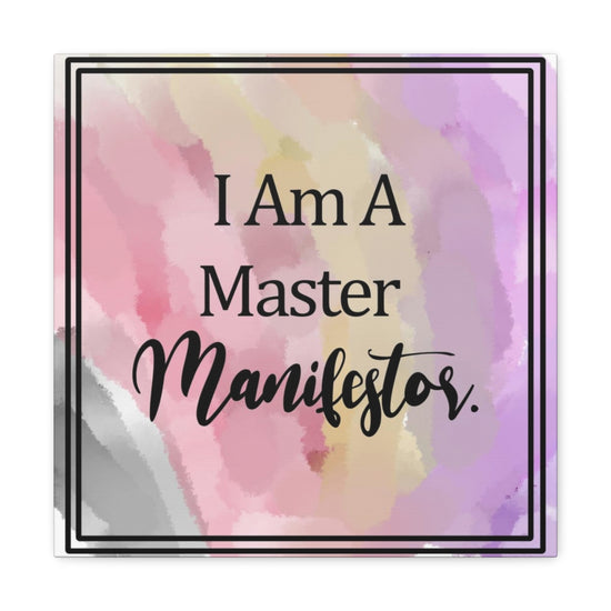 Master Manifestor (Purple Water) Canvas Wrap