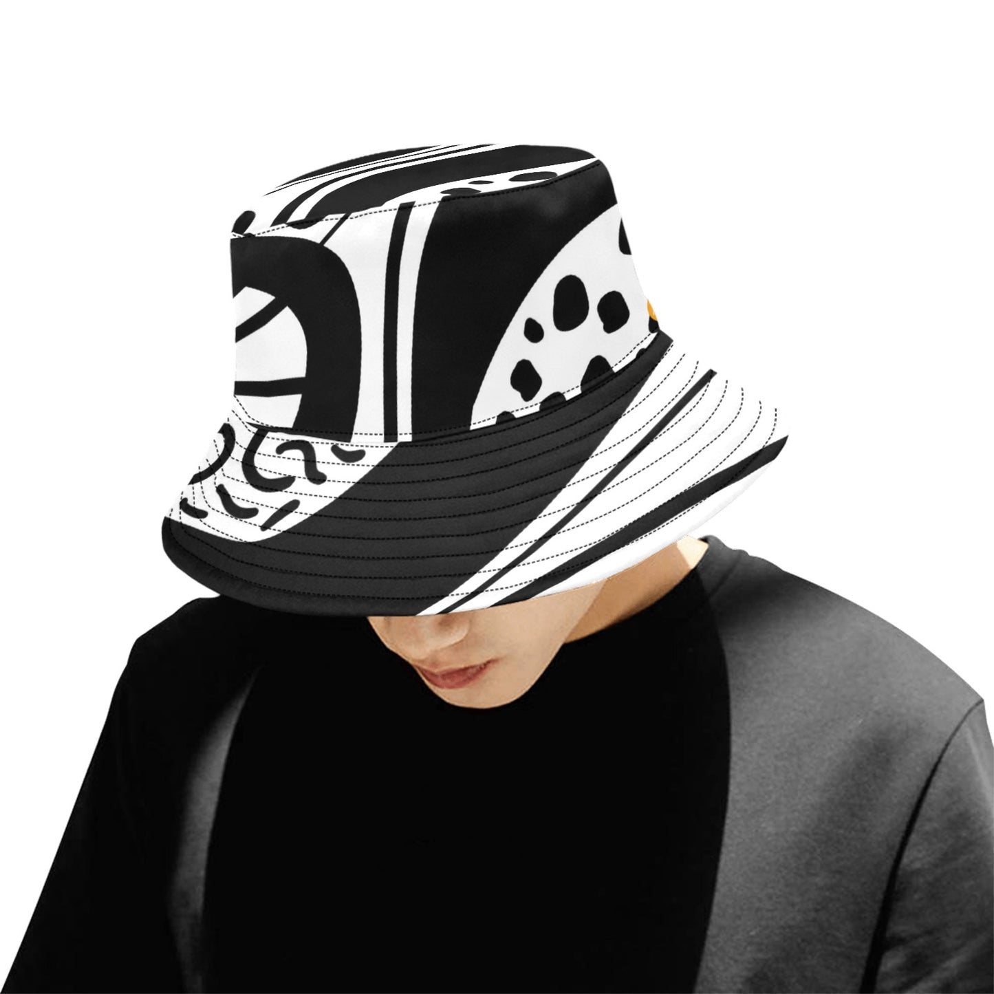 Load image into Gallery viewer, Black Speckled- Unisex Bucket Hat