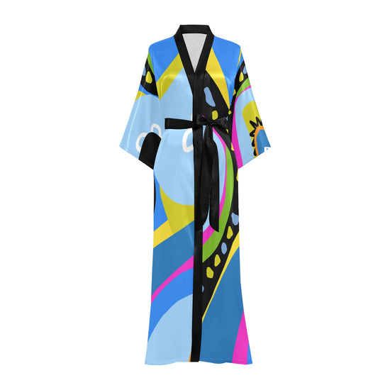 Deni- Long Kimono Robe