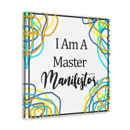 Load image into Gallery viewer, Master Manifestor (Blue Multi) Canvas Wrap