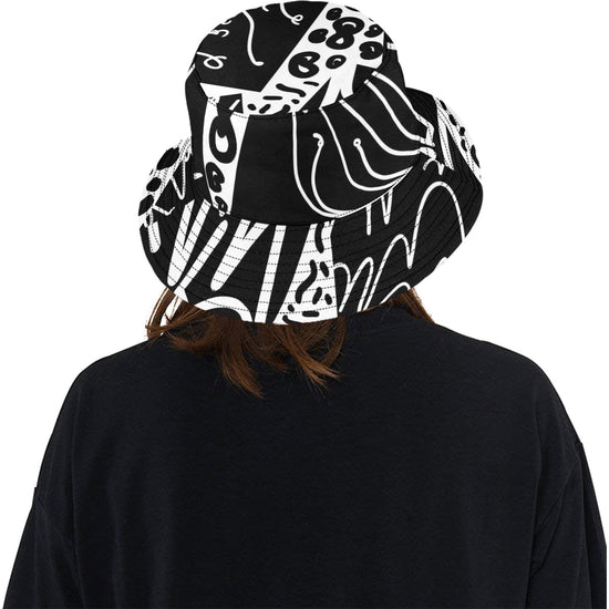 Black Swirls - Unisex Bucket Hat