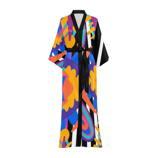 Load image into Gallery viewer, Circus Act-  Long Kimono Robe