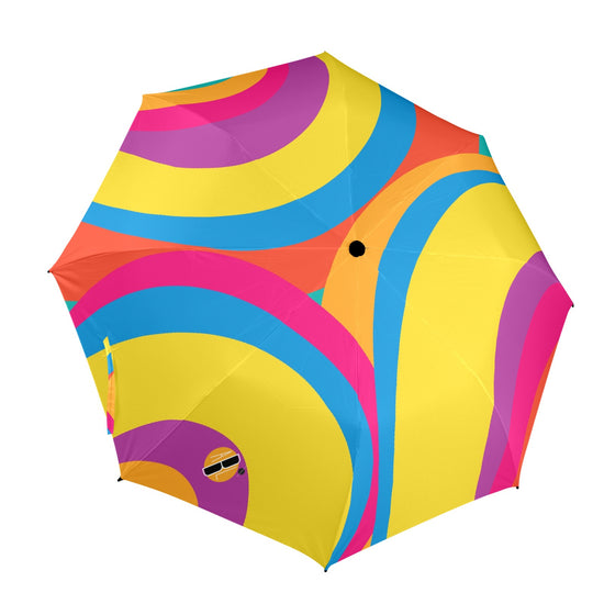 Biscayne Design-Semi-Automatic Foldable Umbrella