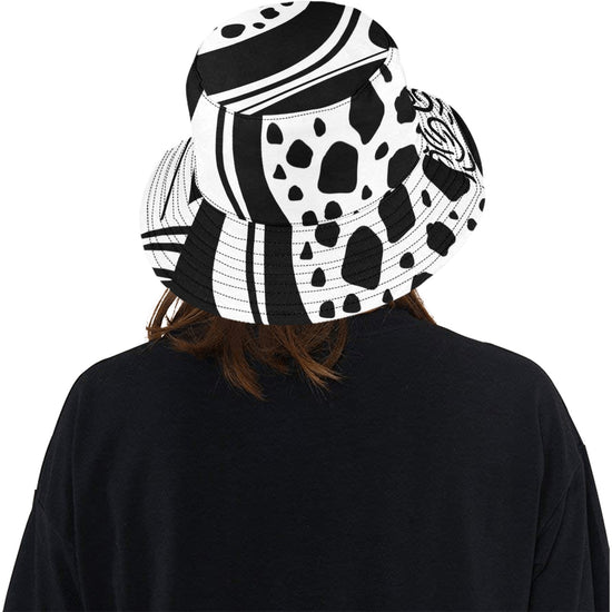 Black Speckled- Unisex Bucket Hat