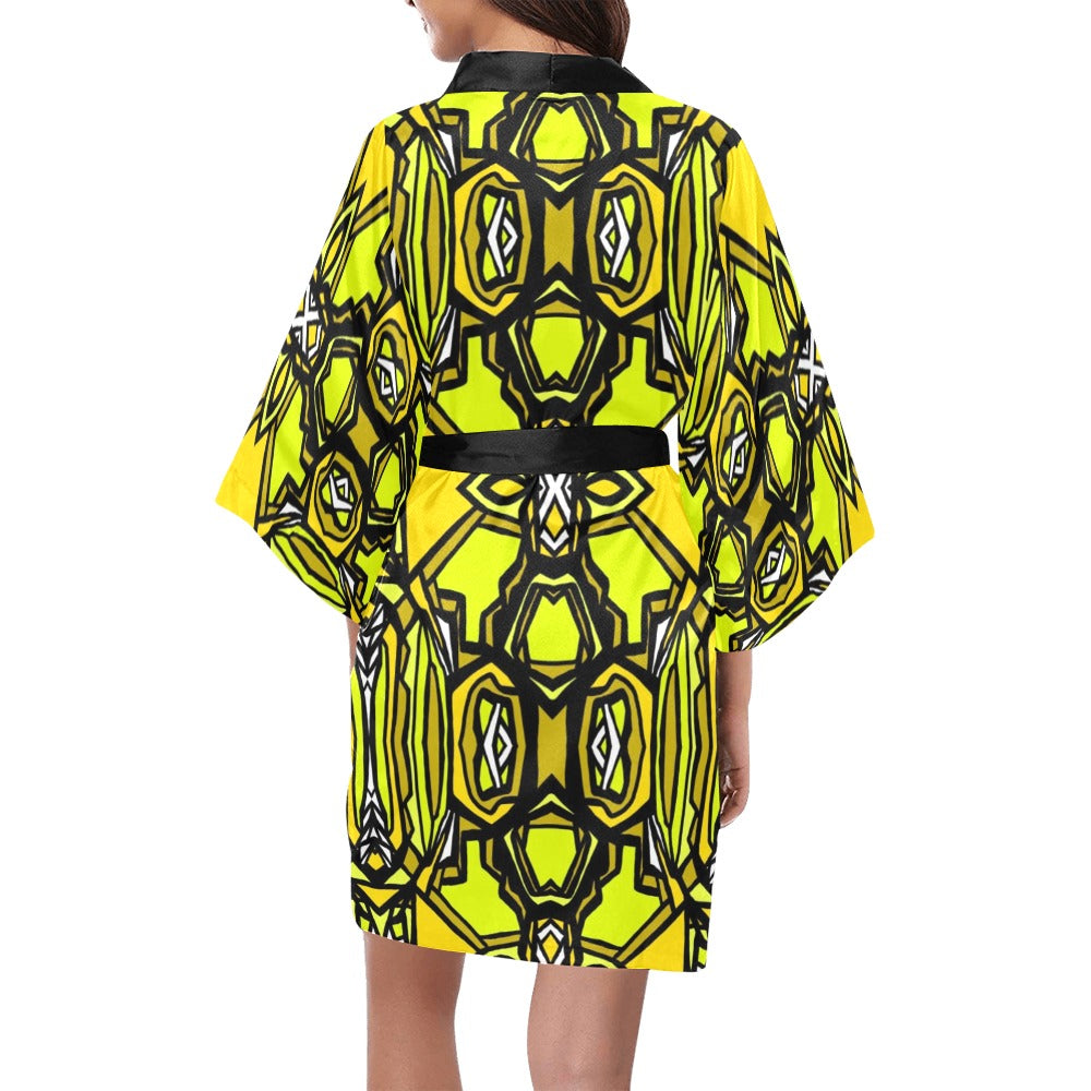 Golden Flourysh - Kimono Robe