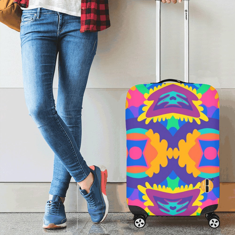 Load image into Gallery viewer, Circus Act - Luggage Cover (Small 18&amp;quot;-21&amp;quot;)