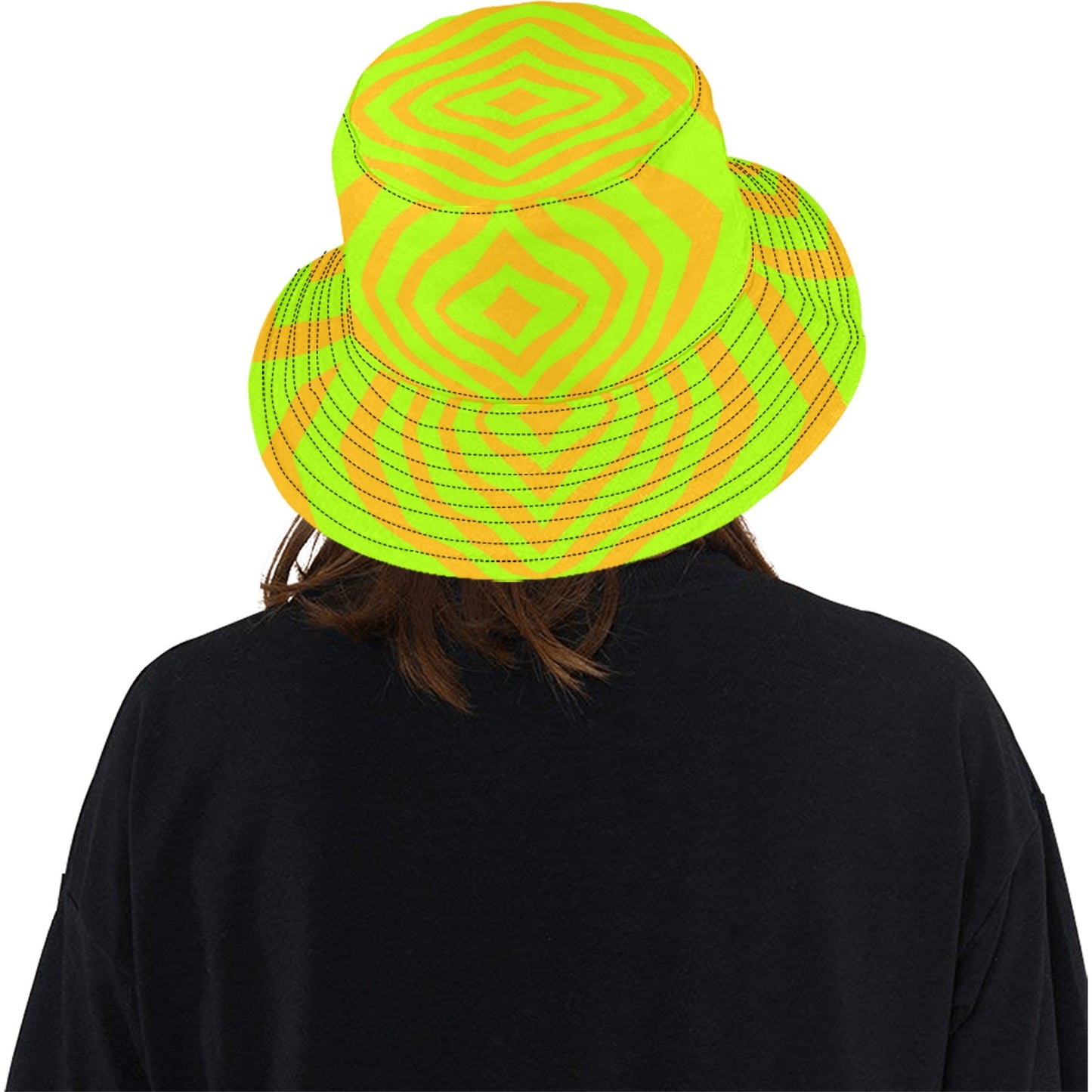Orange Energy  Bucket Hat Unisex Summer Bucket Hat