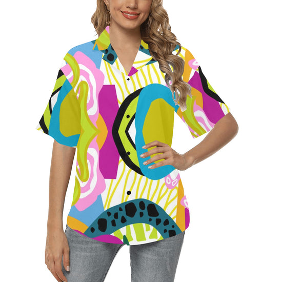 Vee- Women's Hawaiian Shirt - V2