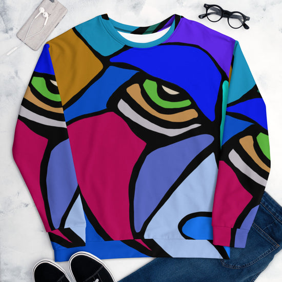 Judah (Blue) Full Design- Unisex Sweatshirt